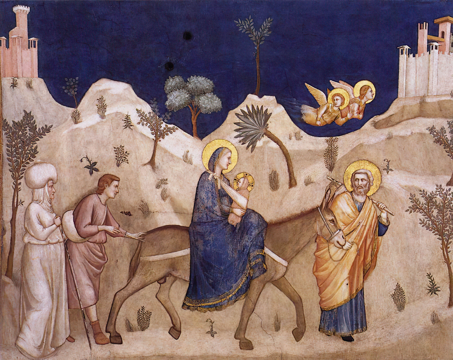 Flucht nach Ägypten Giotto di Bondone